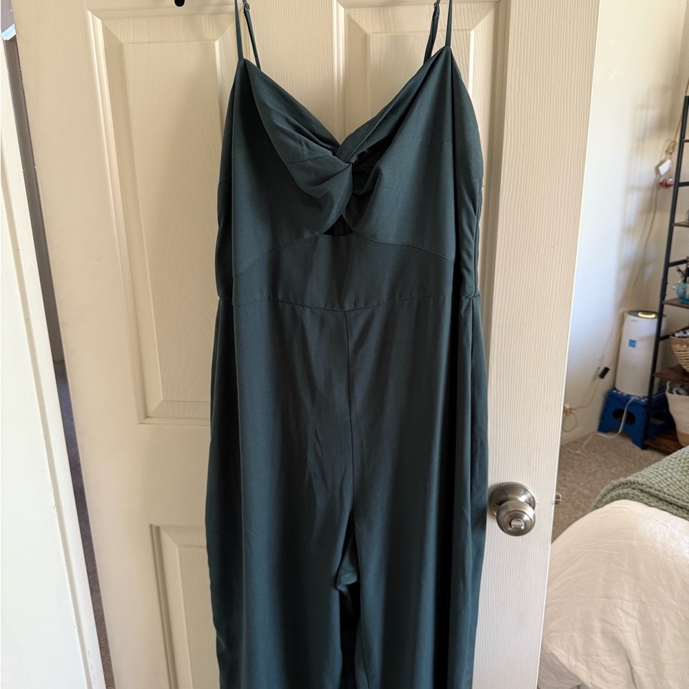 Abercrombie & Fitch Dark Green Jumpsuit